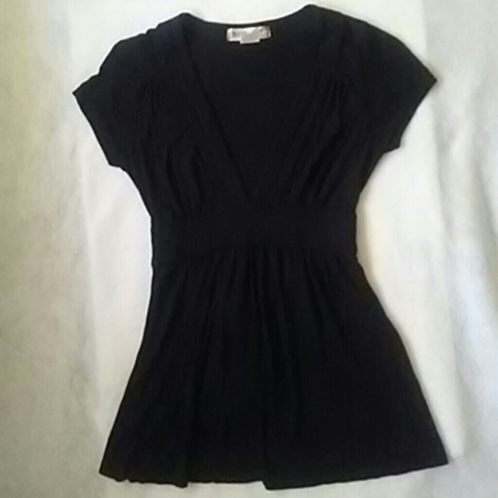 Bijubi Plunge Neck Blouse